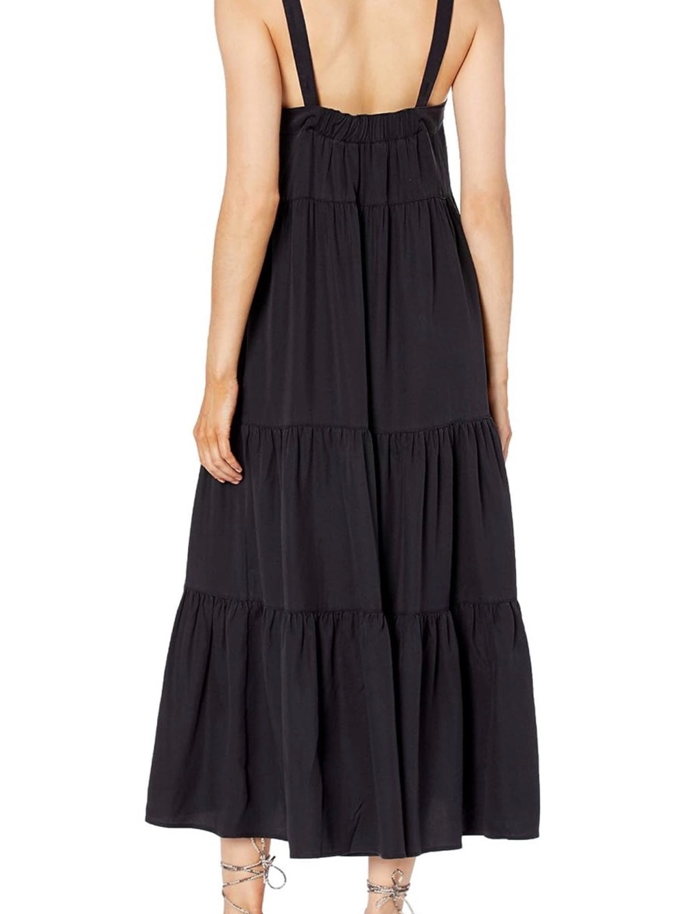 The Drop Britt Tiered Maxi Tent Dress, size small